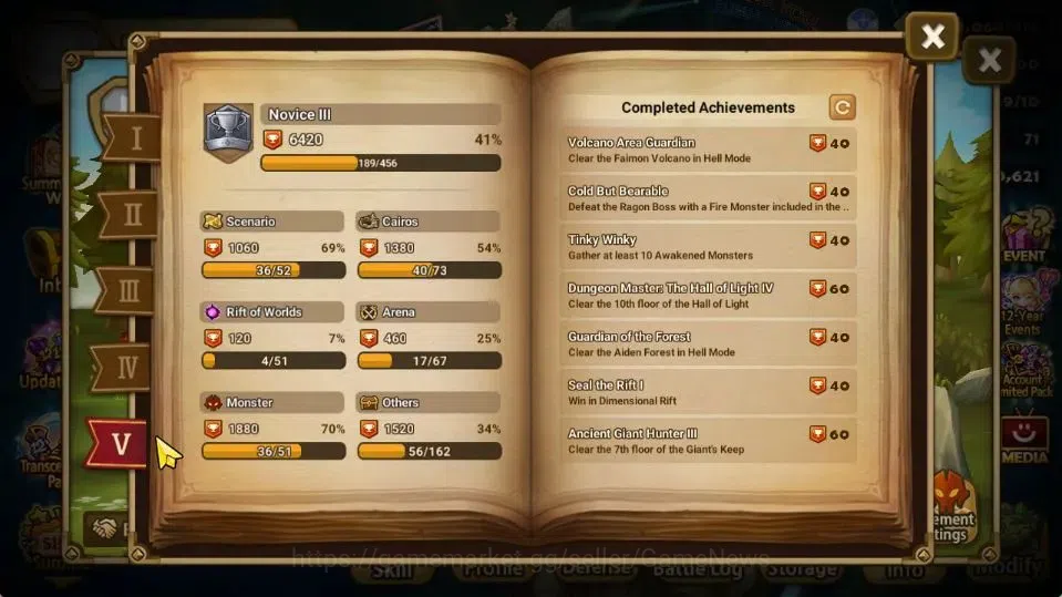 Summoners War: Sky Arena Accounts Mid-Game ASIA Lv 48|1 LD [Lydia]|14 Total NB5[Sonia,Tiana,Teshar,Jeogun,Etc]+32 7