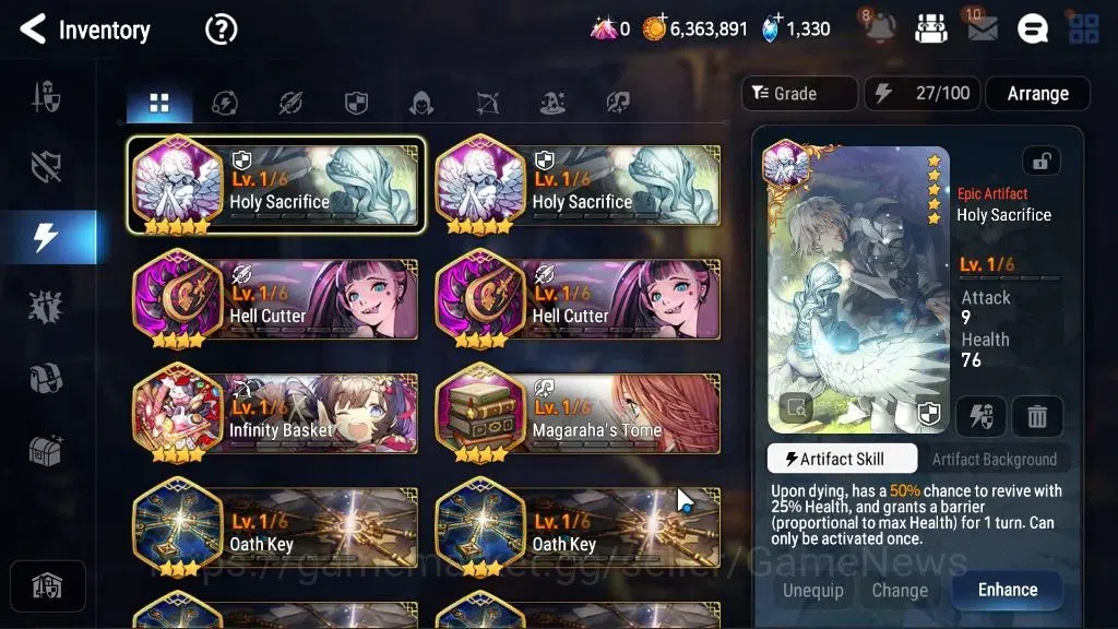 Epic Seven Accounts GLOBAL Unverif|New Era|3 ML(RhianaLuciel,BysHwayou image 14