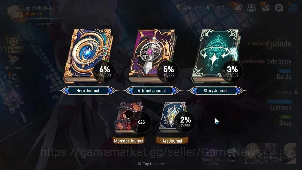 Epic Seven Accounts GLOBAL Unverif|New Era|3 ML(RhianaLuciel,BysHwayou image 4