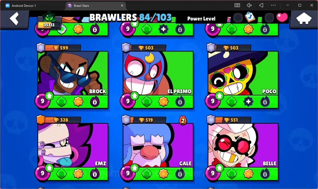 Brawl Stars Accounts Global |35313 Trophy|84 Brawler|18 Max Hypercharge image 10