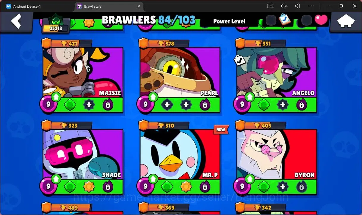 Brawl Stars Accounts Global |35313 Trophy|84 Brawler|18 Max Hypercharge image 11