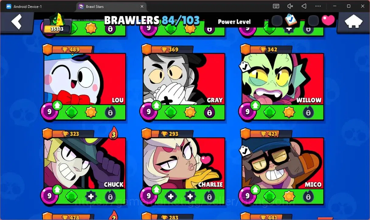 Brawl Stars Accounts Global |35313 Trophy|84 Brawler|18 Max Hypercharge image 12