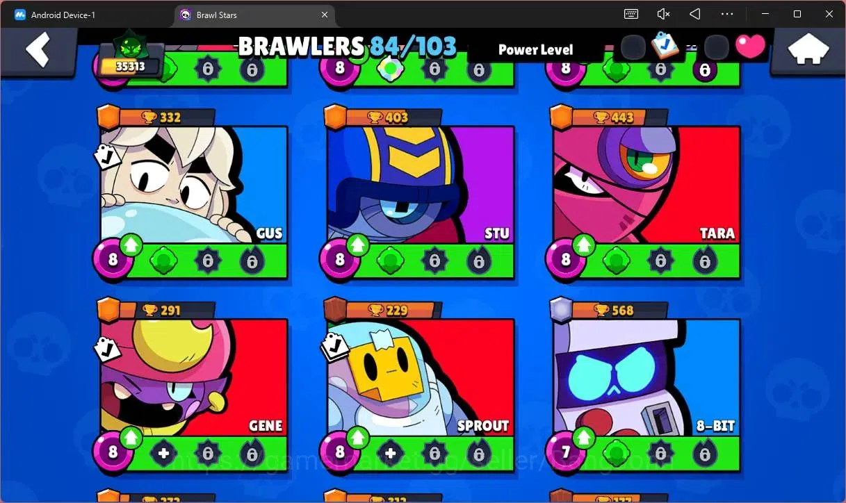 Brawl Stars Accounts Global |35313 Trophy|84 Brawler|18 Max Hypercharge image 14