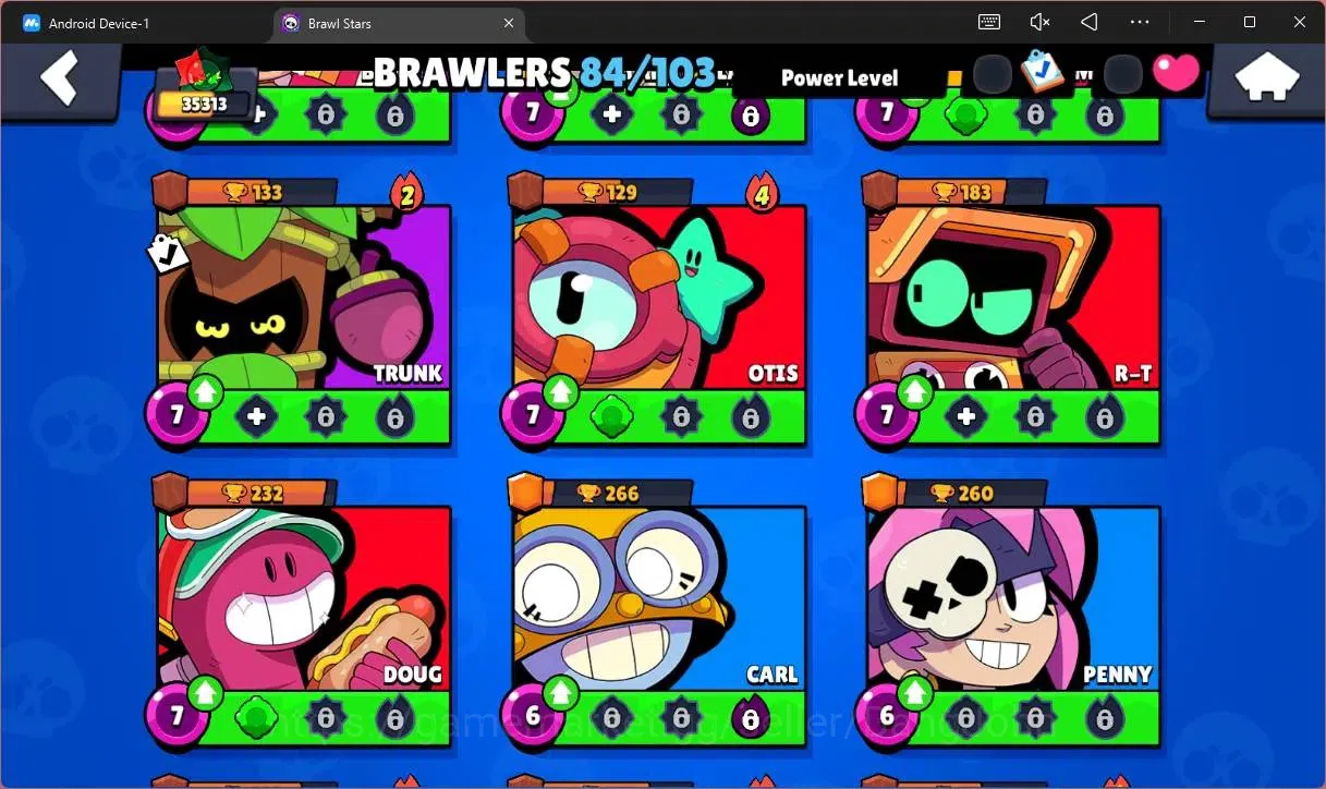 Brawl Stars Accounts Global |35313 Trophy|84 Brawler|18 Max Hypercharge image 16