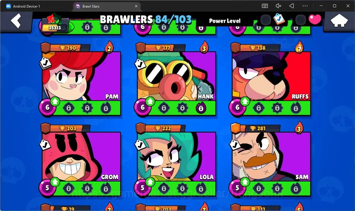 Brawl Stars Accounts Global |35313 Trophy|84 Brawler|18 Max Hypercharge image 17