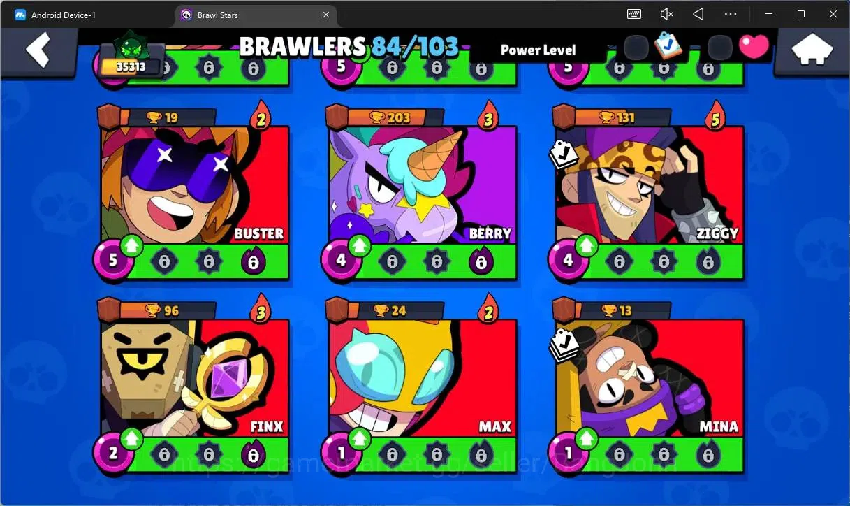 Brawl Stars Accounts Global |35313 Trophy|84 Brawler|18 Max Hypercharge image 18