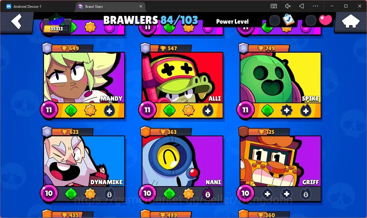 Brawl Stars Accounts Global |35313 Trophy|84 Brawler|18 Max Hypercharge image 8