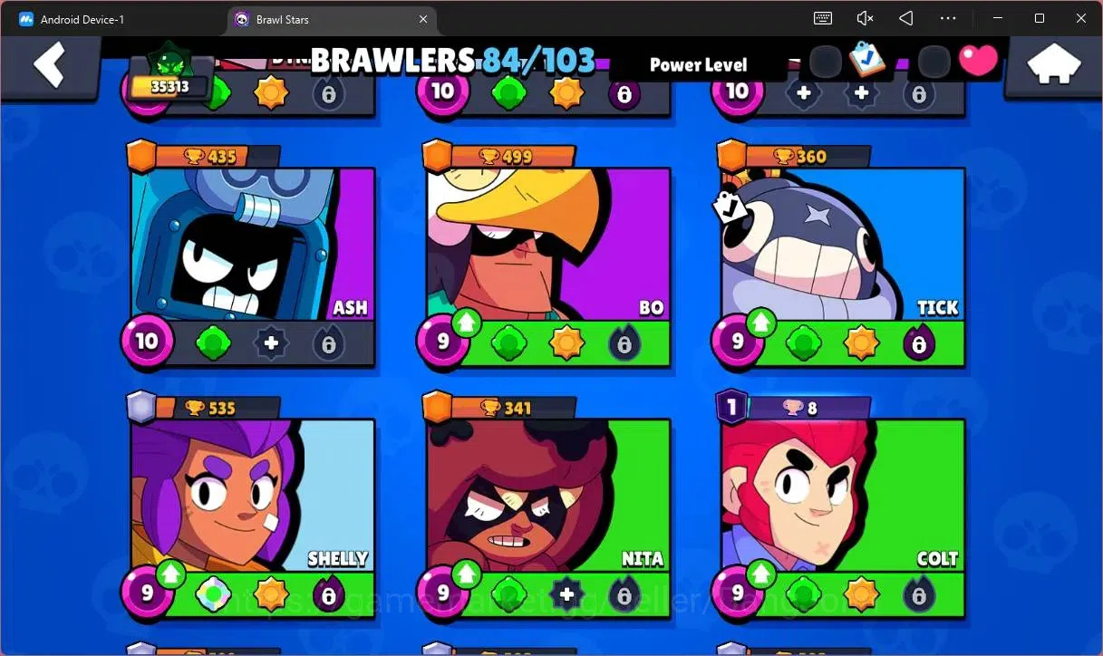 Brawl Stars Accounts Global |35313 Trophy|84 Brawler|18 Max Hypercharge image 9