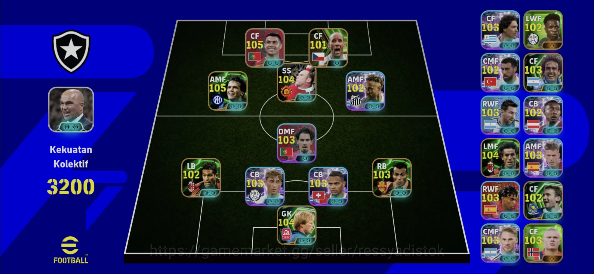 eFootball Accounts Legends & Iconic Players EFOOTBALL 2027 | EPIC J KOLLER,RONALDO PACK,W ROONEY,L MATHAUS,NEYMAR 1