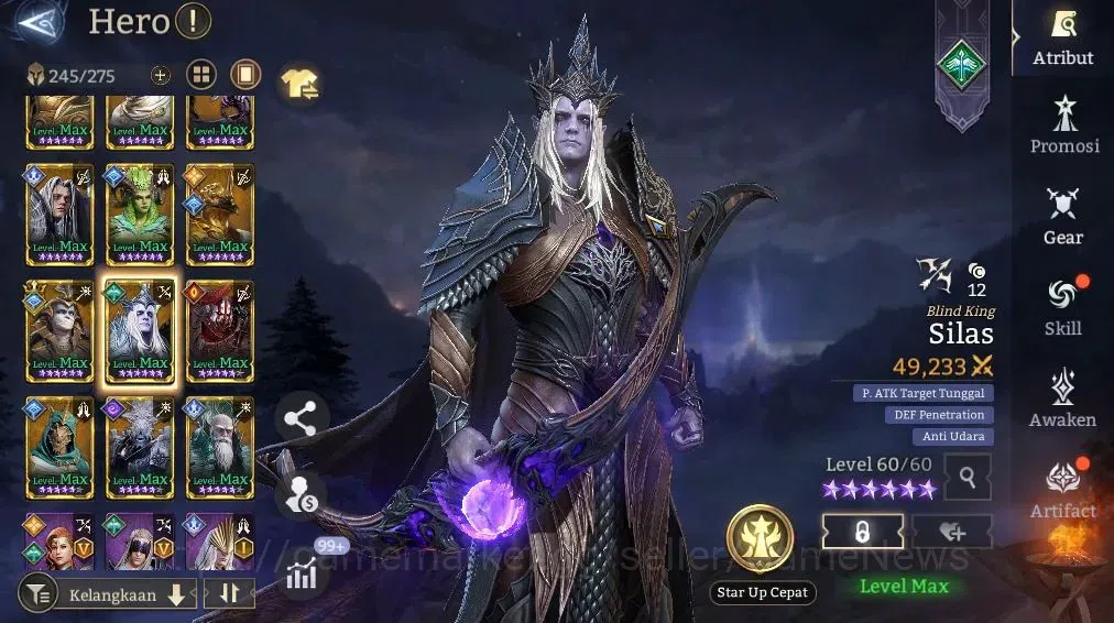 Watcher of Realms Accounts GLOBAL 60x|2,1M Power|7,5K Gems|6 Lord[Praetus,Iov image 14