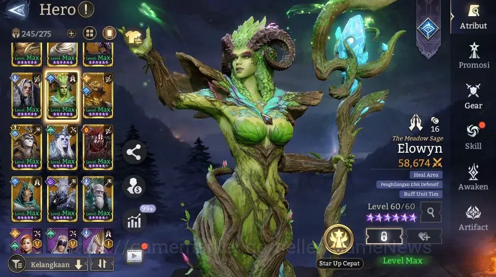 Watcher of Realms Accounts GLOBAL 60x|2,1M Power|7,5K Gems|6 Lord[Praetus,Iov image 15