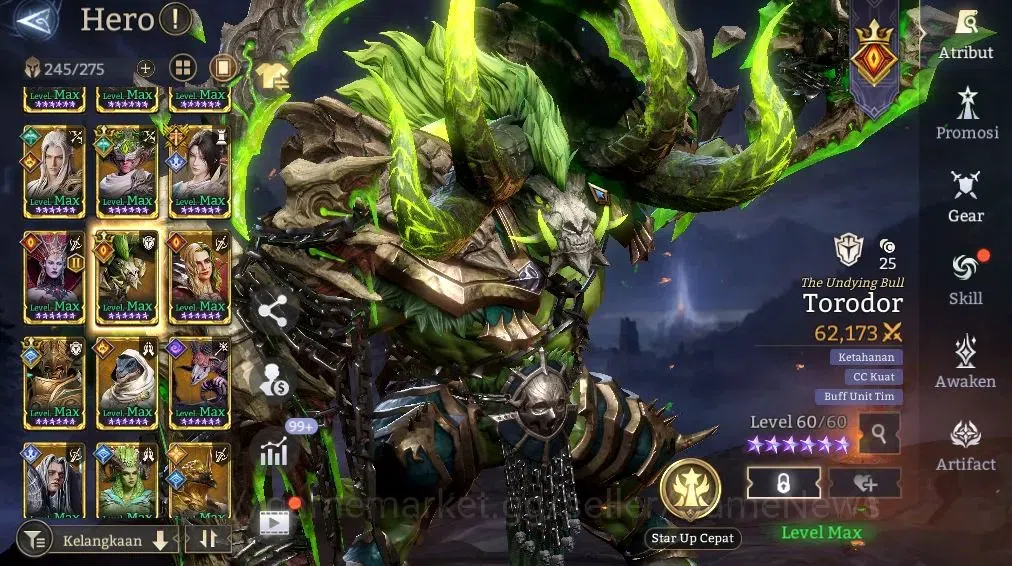 Watcher of Realms Accounts GLOBAL 60x|2,1M Power|7,5K Gems|6 Lord[Praetus,Iov image 17