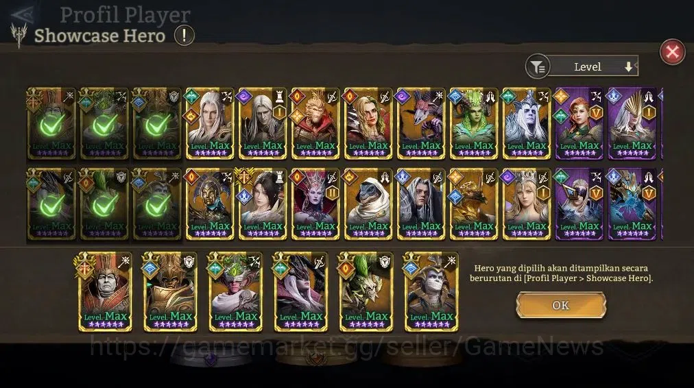 Watcher of Realms Accounts GLOBAL 60x|2,1M Power|7,5K Gems|6 Lord[Praetus,Iov image 8