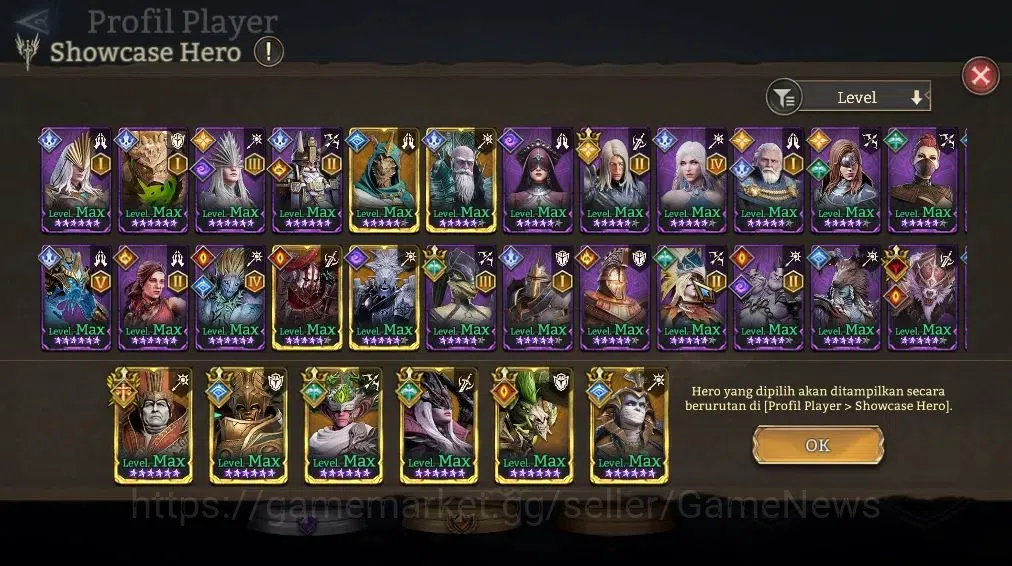 Watcher of Realms Accounts GLOBAL 60x|2,1M Power|7,5K Gems|6 Lord[Praetus,Iov image 9