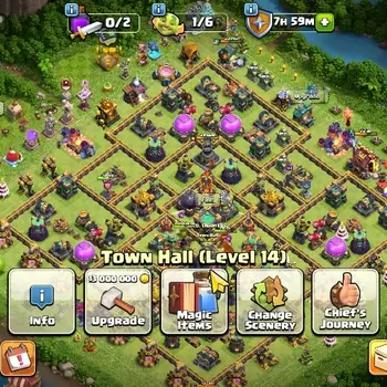 Clash of Clans Accounts High-End LV 182|TH 14|HH 8|Limited Skin|BK 61,AQ 64,GW 44,MP 50,RC 17|BM 13,BC 16|CN OFF|Protect