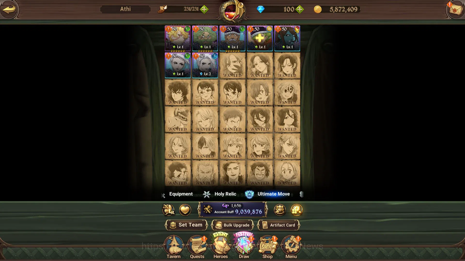 The Seven Deadly Sins: Grand Cross Accounts Asia|9M CC|100 DM|10 LR+14 UR+Many Collab|Cusack,M image 14