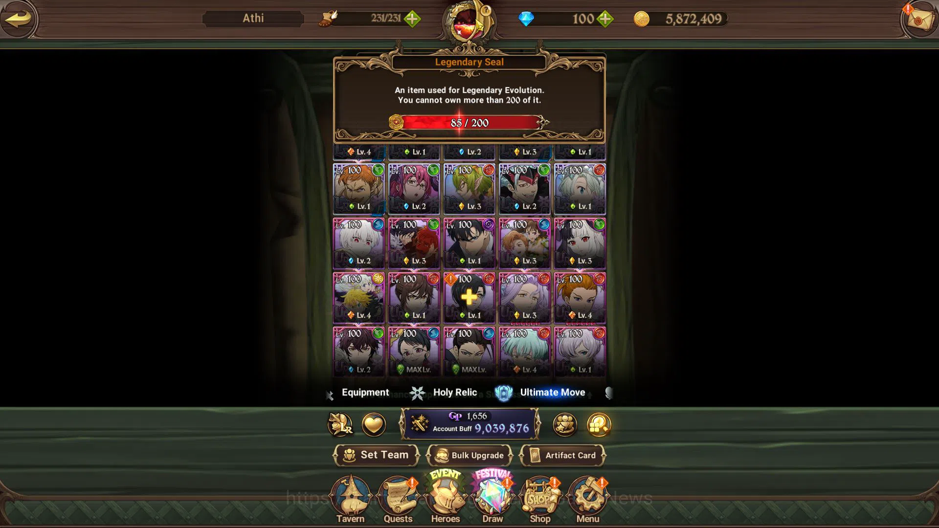 The Seven Deadly Sins: Grand Cross Accounts Asia|9M CC|100 DM|10 LR+14 UR+Many Collab|Cusack,M image 4