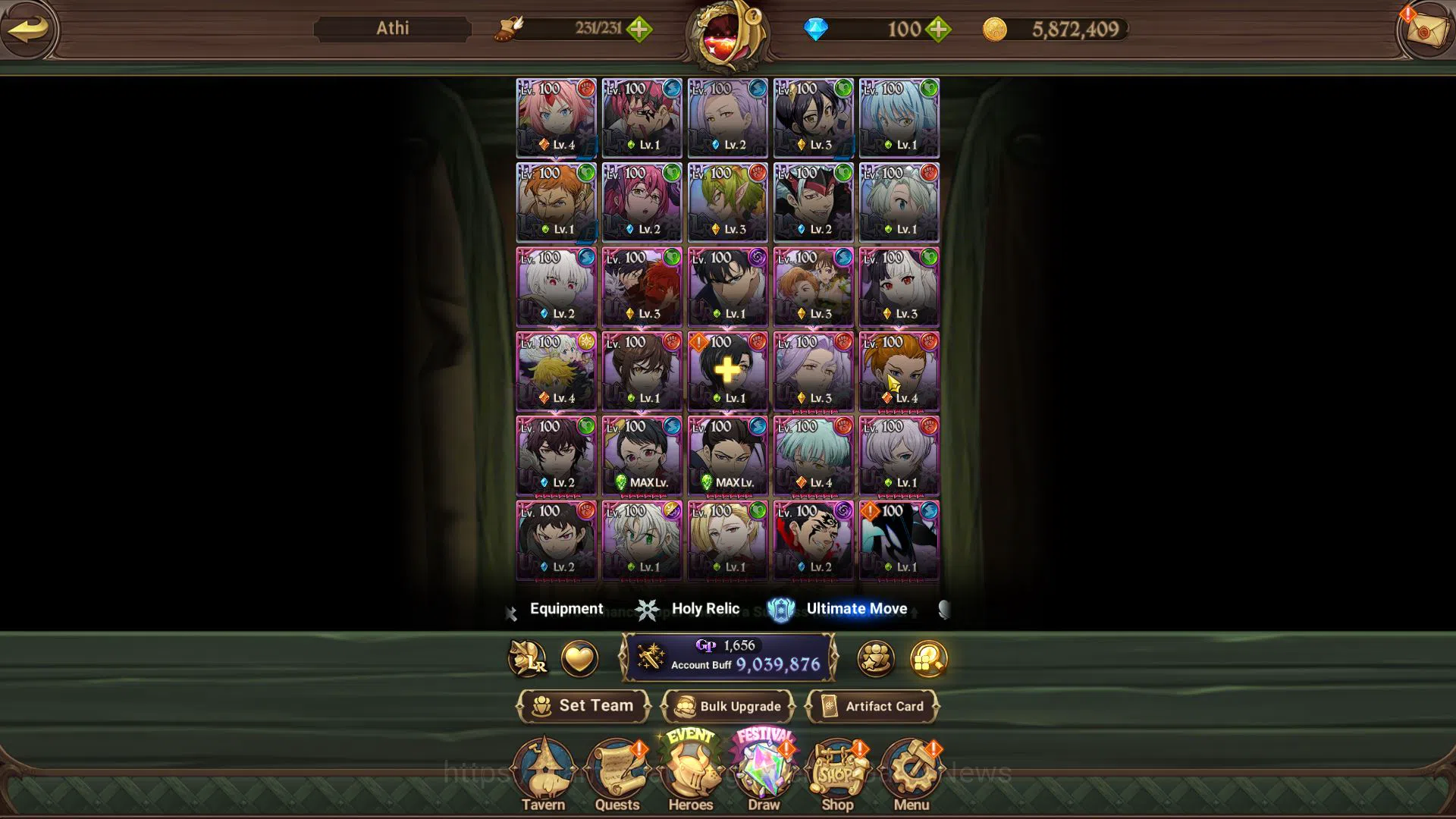 The Seven Deadly Sins: Grand Cross Accounts Asia|9M CC|100 DM|10 LR+14 UR+Many Collab|Cusack,M image 6