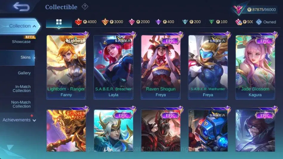 Mobile Legends: Bang Bang Accounts Global|Skin 320|Exalted|Legend Alucard,AlStar Mosk image 10