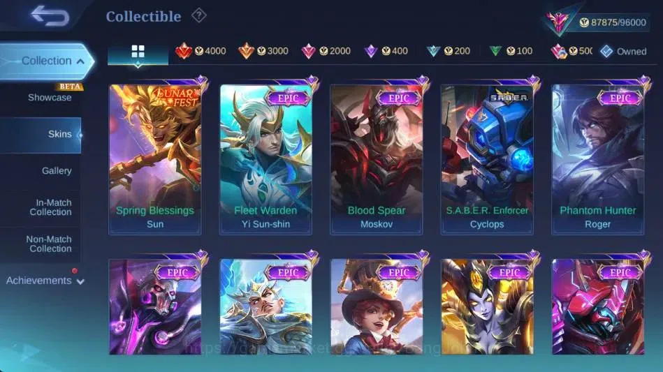 Mobile Legends: Bang Bang Accounts Global|Skin 320|Exalted|Legend Alucard,AlStar Mosk image 11