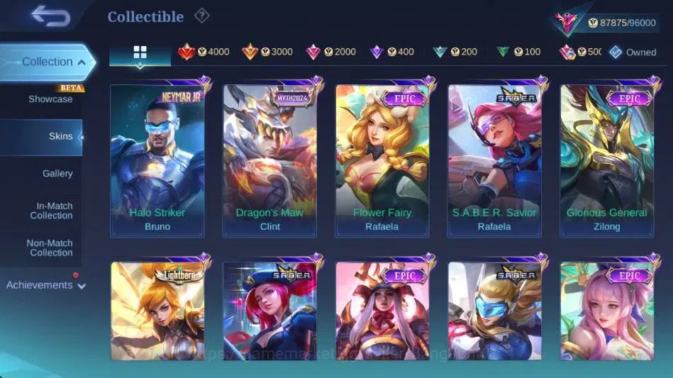 Mobile Legends: Bang Bang Accounts Global|Skin 320|Exalted|Legend Alucard,AlStar Mosk image 9