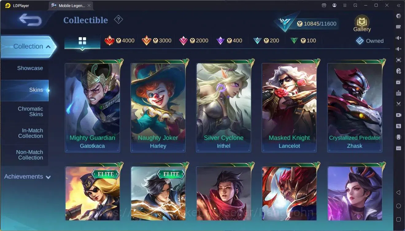 Mobile Legends: Bang Bang Accounts Global|Hero 65|Skin 75|Seasoned|9th Fanny|Epic Khu image 15