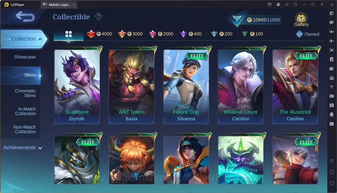 Mobile Legends: Bang Bang Accounts Global|Hero 65|Skin 75|Seasoned|9th Fanny|Epic Khu image 19