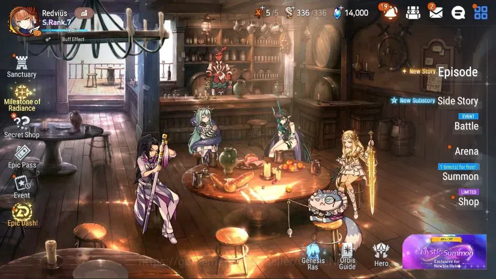 Epic Seven Accounts High-End Global UnVerif|21ML(TR Elvira,LOTScales,BArunka,Monarch Iseria,ZIO,Etc)+Ab 1
