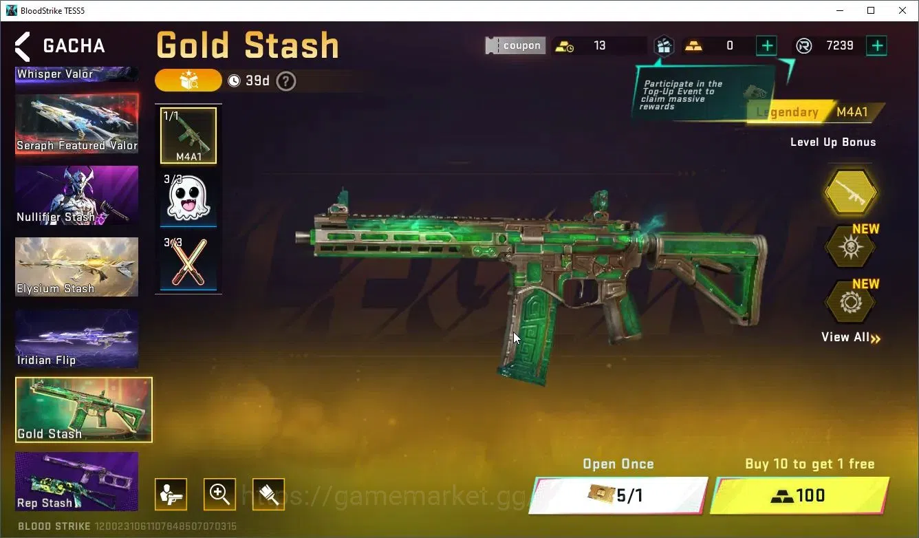 Blood Strike Accounts Asia|Eternal AUG Empyrean | 3 Legendary Guns | 1 L image 2