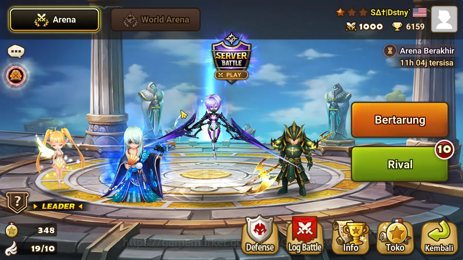 Summoners War: Sky Arena Accounts Starter GLOBAL Lv32|Frees Starter1 LD[Destiny]|16Total 10