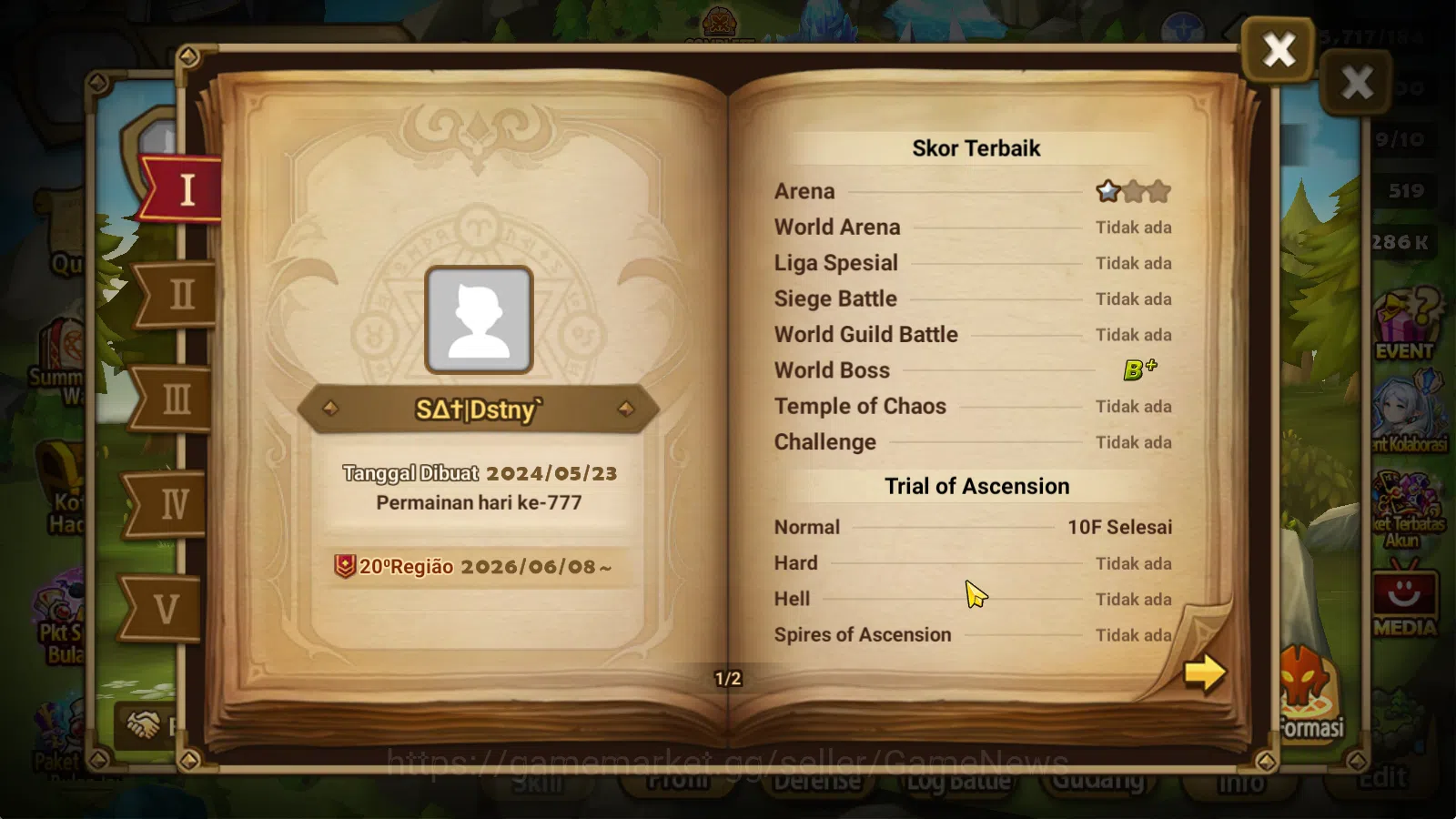 Summoners War: Sky Arena Accounts Starter GLOBAL Lv32|Frees Starter1 LD[Destiny]|16Total 3