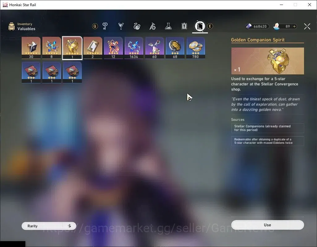 Honkai Star Rail Accounts ASIA | TL 36 | 1 Limited | Saber | 1 Golden Compan image 9