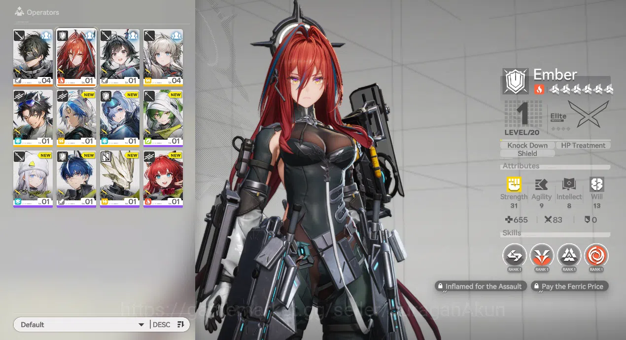 Arknights: Endfield Accounts Asia|Fresh starter Meta Amber + 5SR (Arclight,Ales image 6