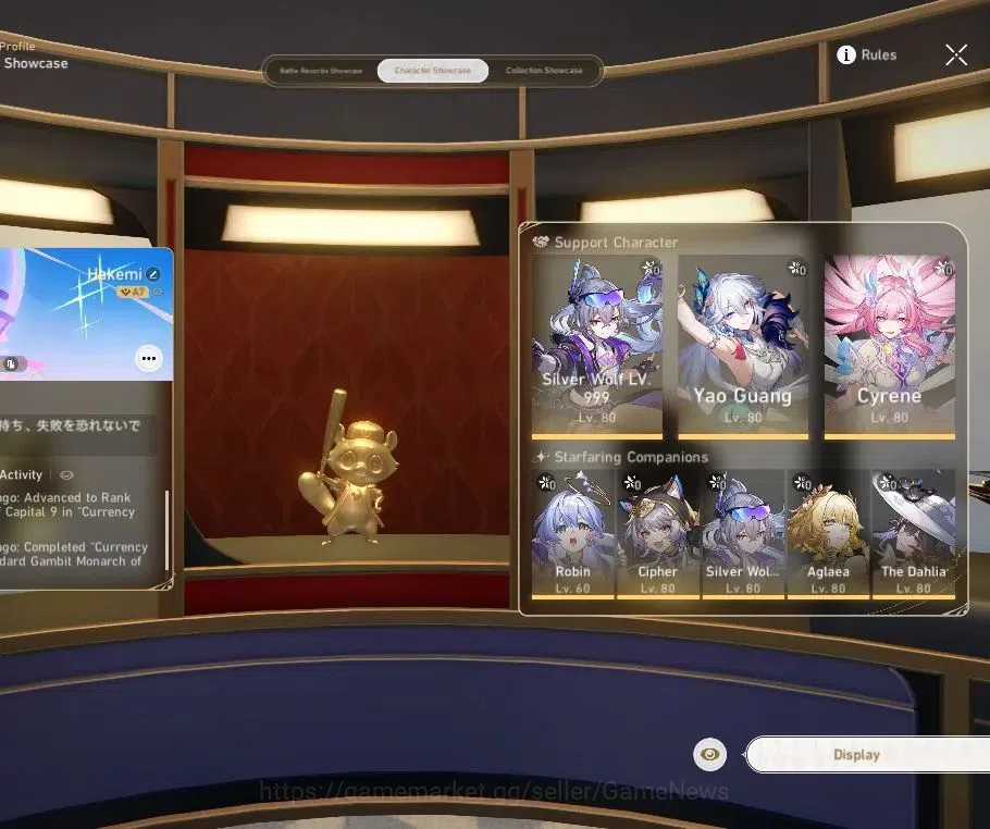 Honkai Star Rail Accounts ASIA|TL 67|Hypercarry Team|14 Limited|[(Cyrene,SW9 image 2