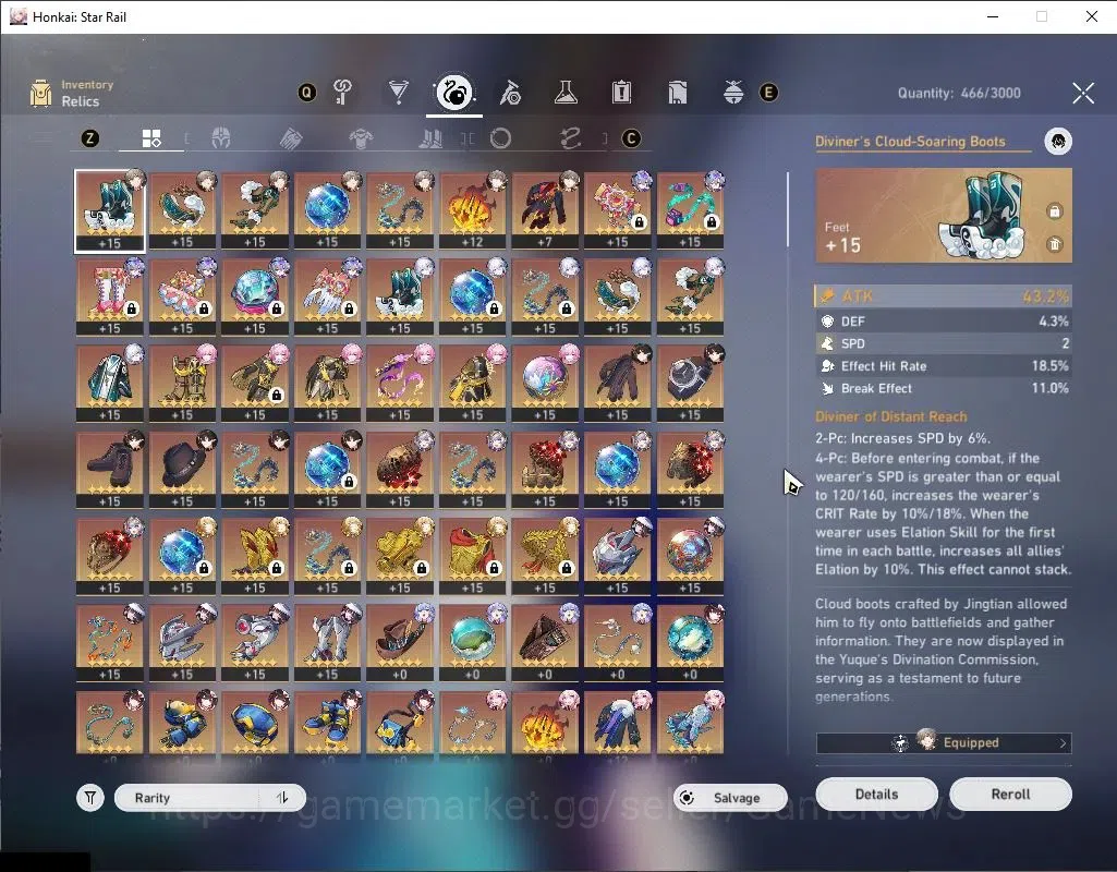 Honkai Star Rail Accounts ASIA|TL 67|Hypercarry Team|14 Limited|[(Cyrene,SW9 image 7