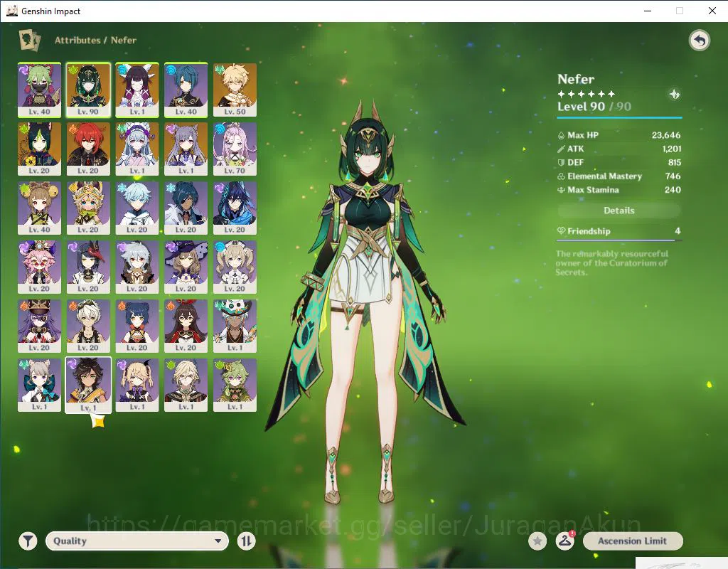 Genshin Impact Accounts ASIA | 55AR | 2 Limited +23(*4Character)  +3(*5Wea image 3
