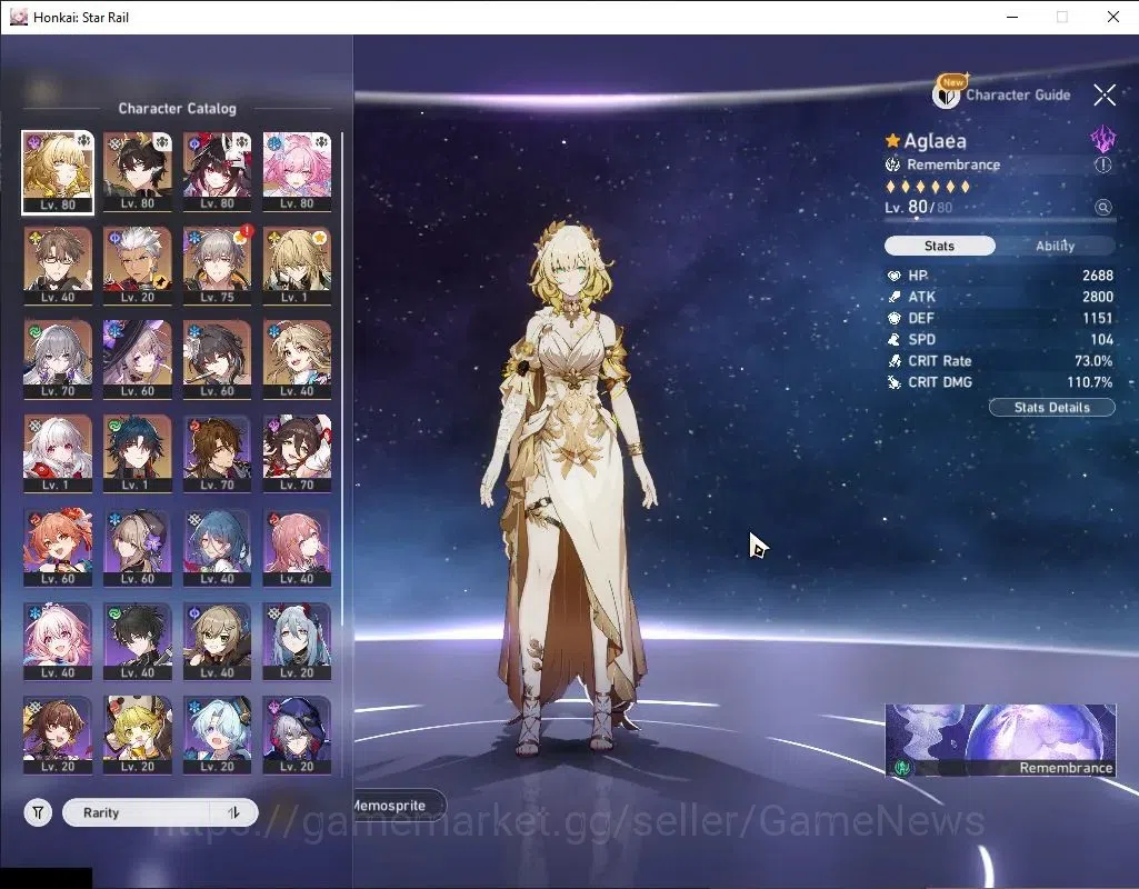 Honkai Star Rail Accounts ASIA|TL 62|8 Limited|[Cyrene+Sign,Aglaea,Dante,Spa image 4