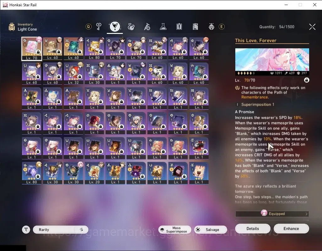 Honkai Star Rail Accounts ASIA|TL 62|8 Limited|[Cyrene+Sign,Aglaea,Dante,Spa image 5