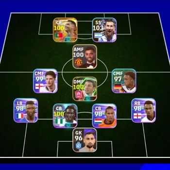 eFootball Accounts High-End Mobile|PW 2968|Ronaldo BigTime New, Epic Mark Van Bommel, Showtime Calvin Bassey,Lionel Messi