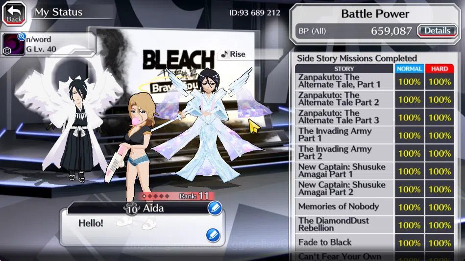 Bleach: Brave Souls Accounts [GLOBAL]|50K Orb|Rukia 10th Anniv,Rangiku Creator  image 11