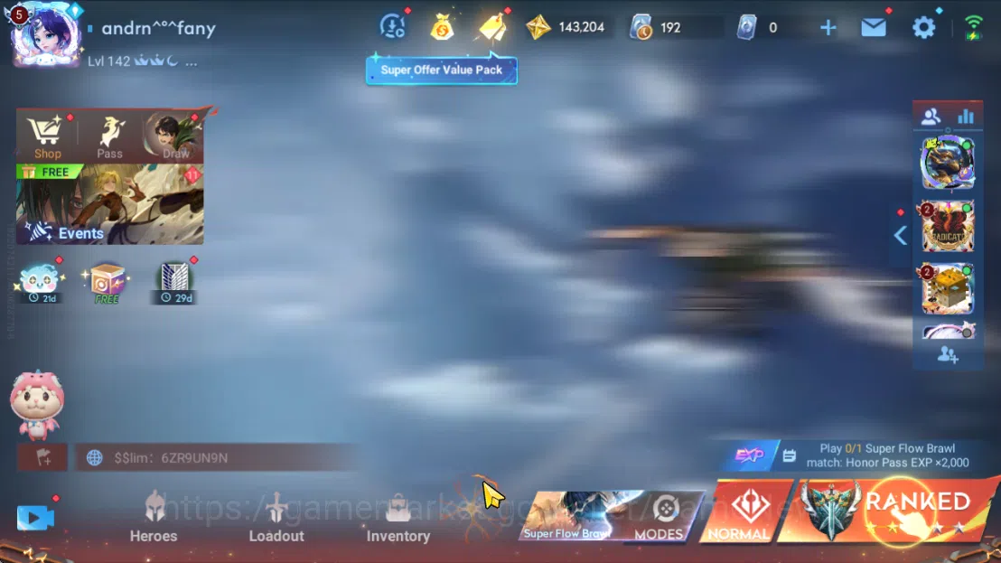 Honor of Kings Accounts Hero112 Skin255|Mythic Diaochan,Nobility ConsortYu image 7