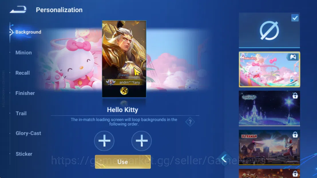 Honor of Kings Accounts Hero112 Skin255|Mythic Diaochan,Nobility ConsortYu image 8