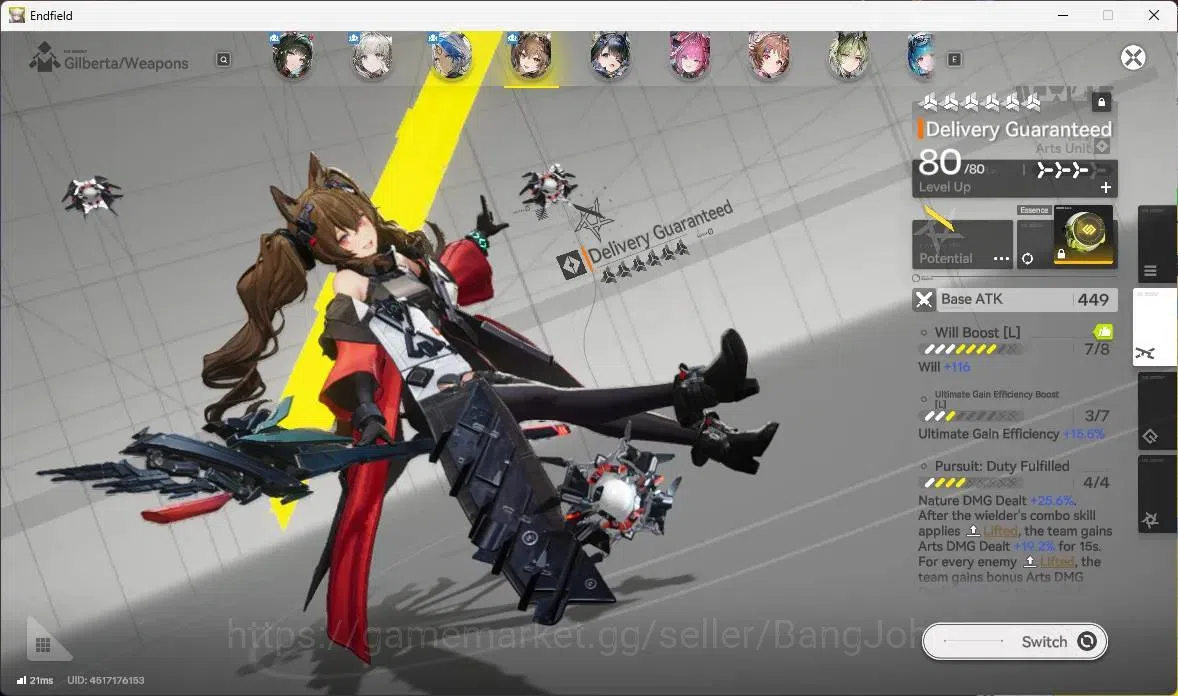 Arknights: Endfield Accounts Asia |Lv 60|5 Limit (Zhuang Fangyi,GilbertaP2,Yvon image 7