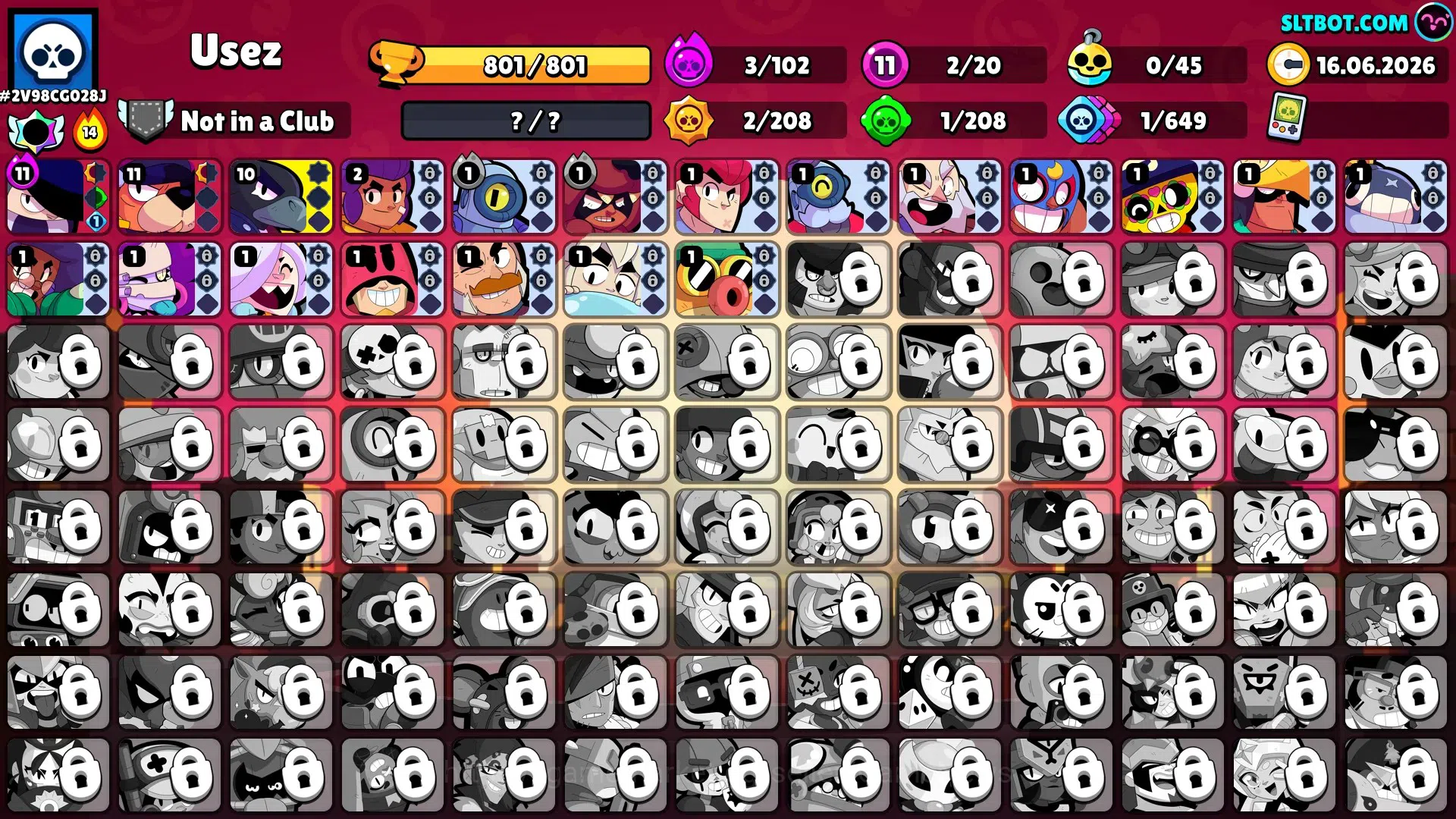Brawl Stars Accounts 801 Trophy|20 Brawlers 2 Max Lvl (Edgar,Ruffs)Lege image 1
