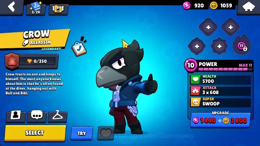 Brawl Stars Accounts 801 Trophy|20 Brawlers 2 Max Lvl (Edgar,Ruffs)Lege image 10