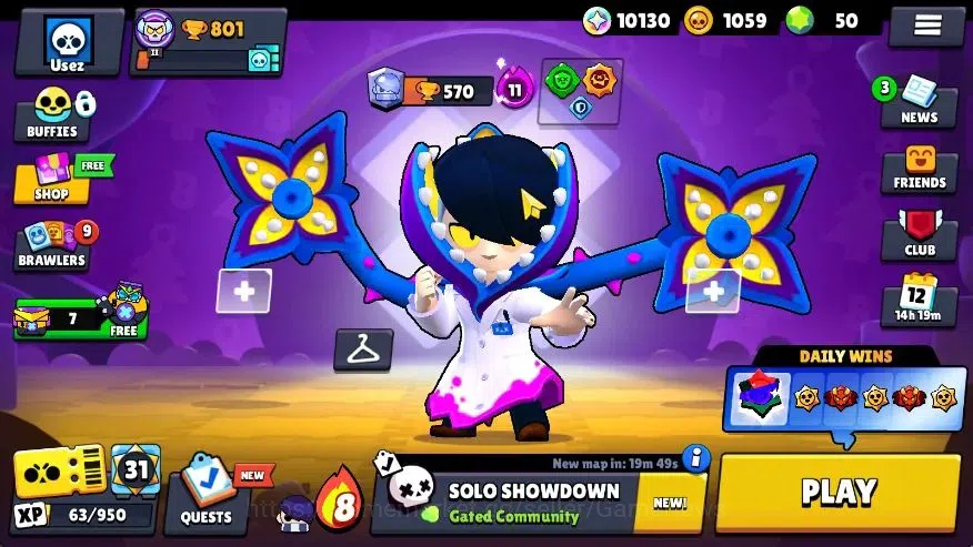 Brawl Stars Accounts 801 Trophy|20 Brawlers 2 Max Lvl (Edgar,Ruffs)Lege image 3