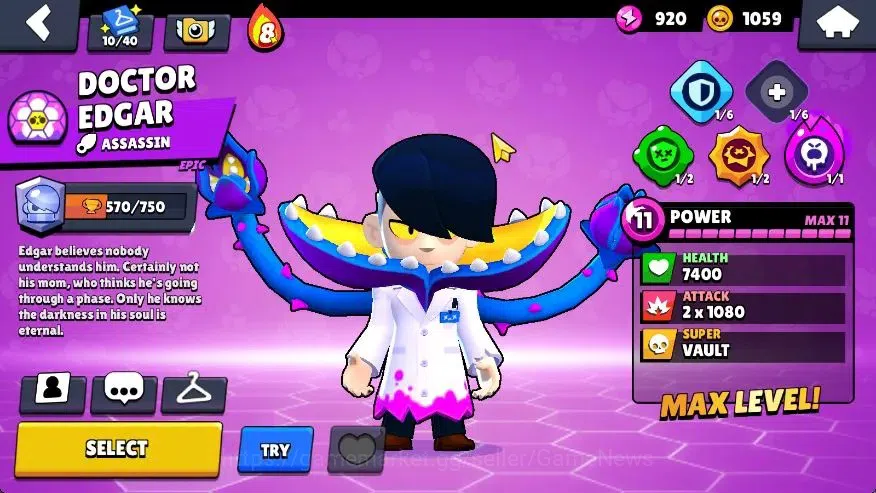 Brawl Stars Accounts 801 Trophy|20 Brawlers 2 Max Lvl (Edgar,Ruffs)Lege image 8