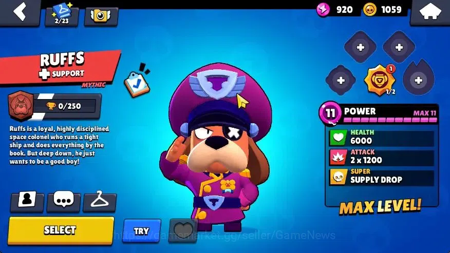 Brawl Stars Accounts 801 Trophy|20 Brawlers 2 Max Lvl (Edgar,Ruffs)Lege image 9