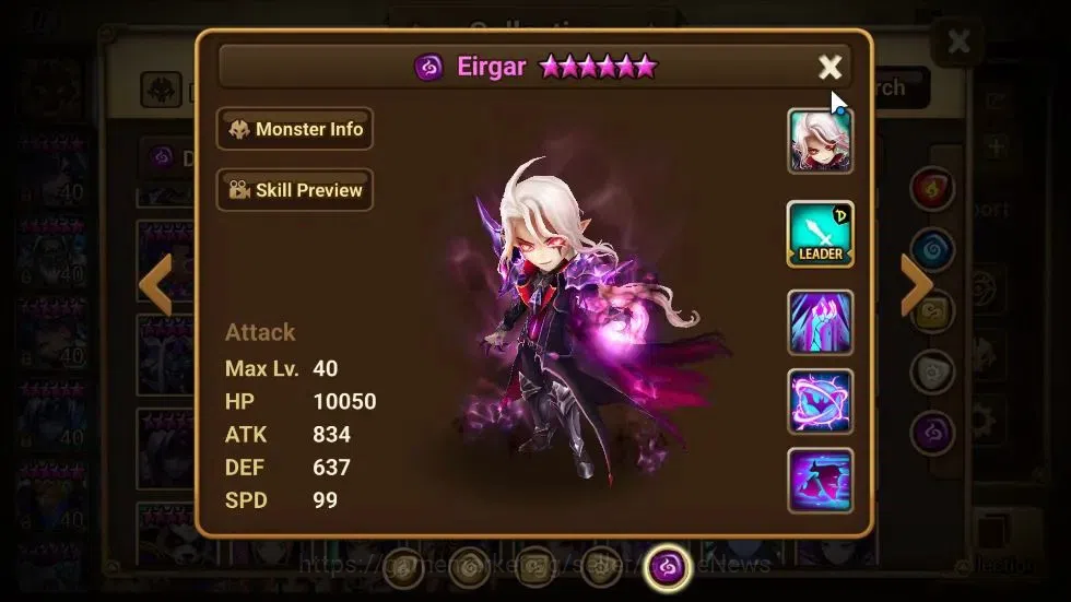 Summoners War: Sky Arena Accounts ASIA Lv100|5LD[Giana,Cadiz,Etc]|105 Total NB5[Gand image 20