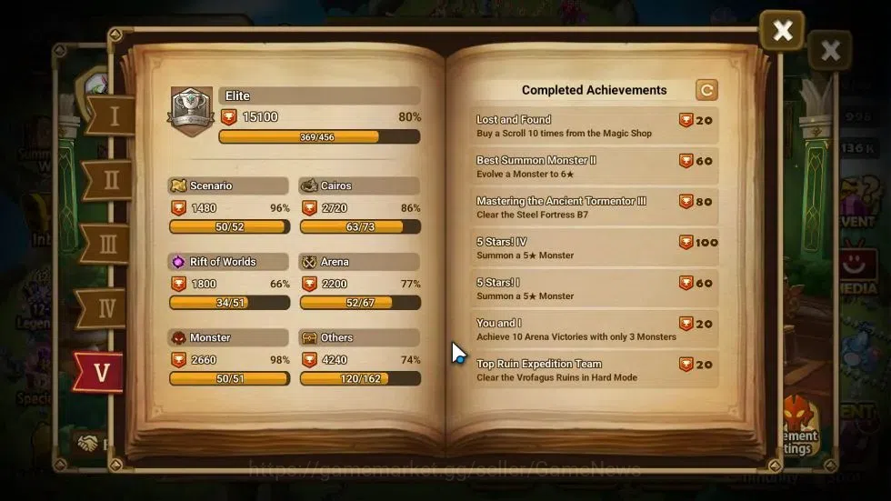 Summoners War: Sky Arena Accounts ASIA Lv100|5LD[Giana,Cadiz,Etc]|105 Total NB5[Gand image 9